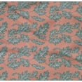 thumbnail image 4 of oneOone Cotton Poplin Twill Dark Peach Orange Fabric Leaves Sewing Fabric By The Yard Printed Diy Clothing Sewing Supplies 56 Inch Wide, 4 of 4