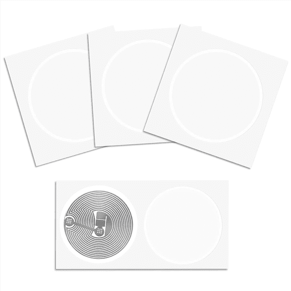 100Pcs NFC Ntag216 Sticker Ntag216 NFC Tags NFC 216 Tag Ntag216 NFC Cards 13.56Mhz NFC Tag Stickers 888 Bytes Memory