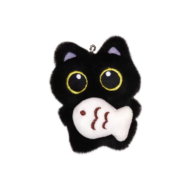 Muñeca de Juguete Colgante de Ojos Grandes Y Blanco Que Cuelga Ornamento Llavero para Llaves Y Bolsos