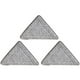 thumbnail image 1 of 3 cabezales de repuesto para trapeador triangular, repuestos para trapeador de limpieza, almohadillas de repuesto para trapeador, 1 of 8