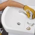 thumbnail image 4 of FOMIYES 1Jgo Soportes Para Lavabo Bajo Encimera En Y Hierro Clips De Montaje De Metal En Plata, 4 of 8