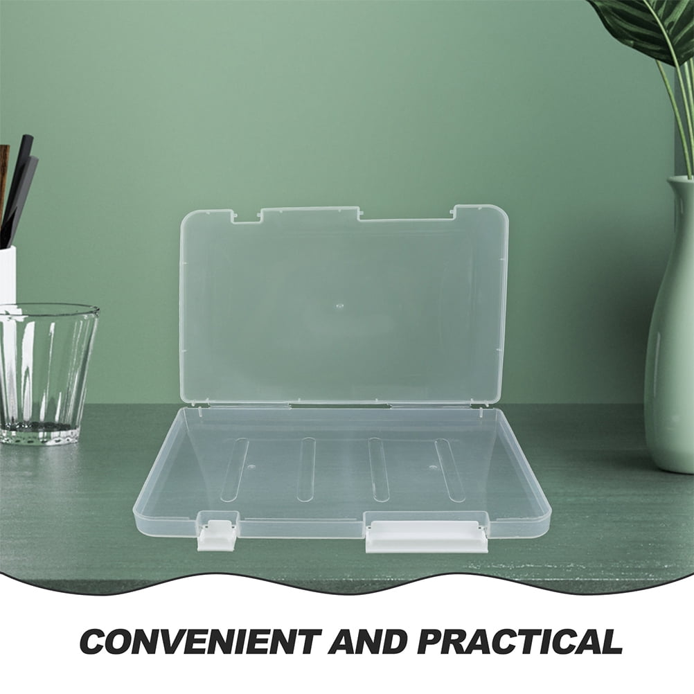 KAKOWELY 6Pcs Paper Storage Containers with Rectangular Shape and PP Material for Office and Home Use
