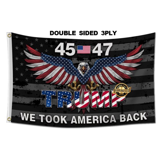Fvieon Trump Flags 3x5 Polyester Durable Outdoor Banner with 2 Brass Grommets