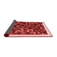 thumbnail image 2 of Ahgly Company Indoor Round Abstract Red Contemporary Area Rugs, 7' Round, 2 of 4