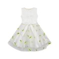 thumbnail image 2 of Girls Dress Cartoon Girl Pattern Tulle Overlay Party Pageant 6 Years, 2 of 4