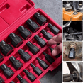 thumbnail image 1 of 25 Pcs Broken Bolt Screw Cap Extractor,Damaged Bolt Extractor Set for Removing Broken Studs Bolts Socket Screws, 1 of 6