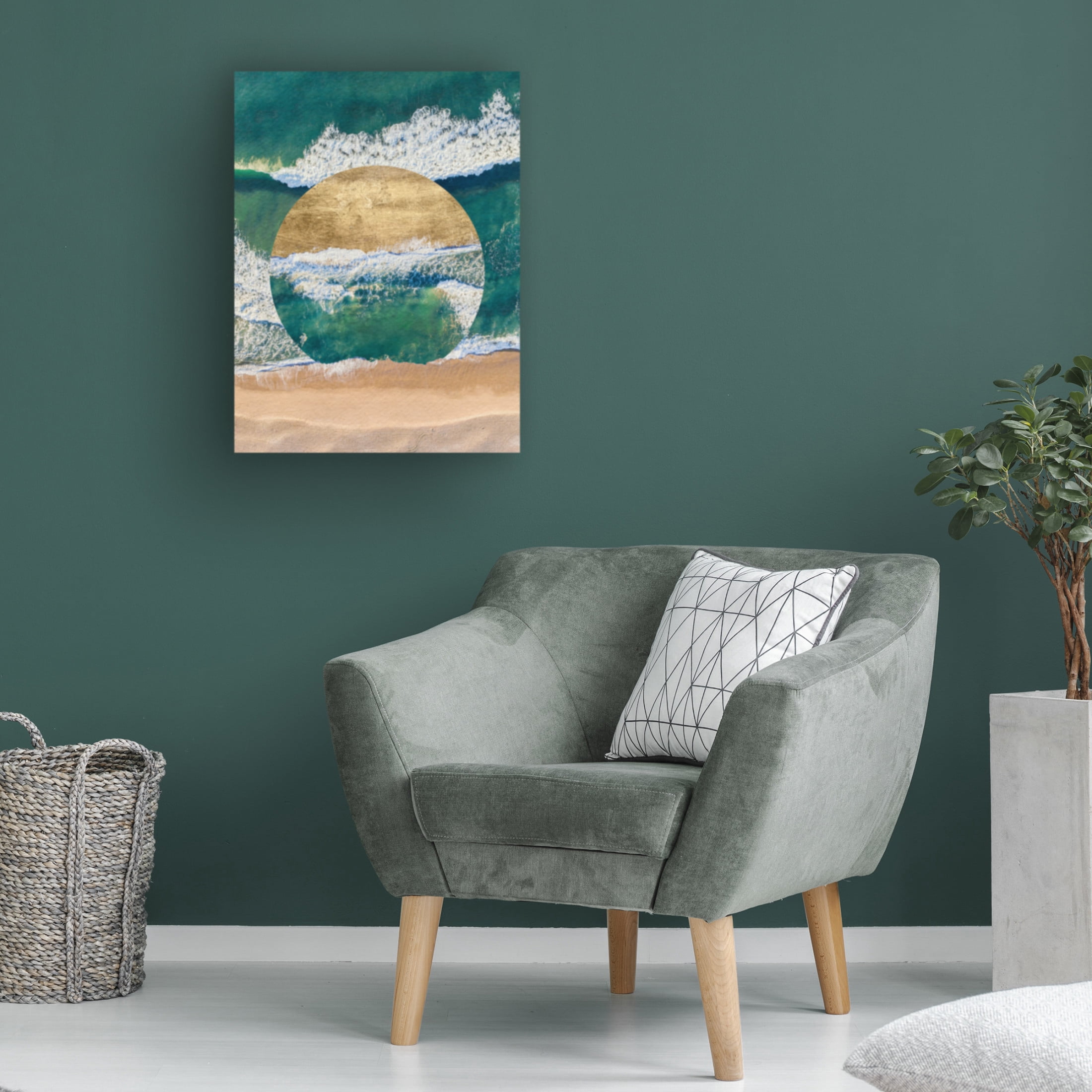 Trademark Fine Art Grace Popp Breaking Shore III Canvas Wall Art