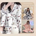 thumbnail image 2 of 2023 Sanrio Hello Kitty traje de pijama Anime japonés Kuromi Pachacco ropa de hogar Y2K dulce chica moda Ins Casual comodidad ropa de dormir, 2 of 4