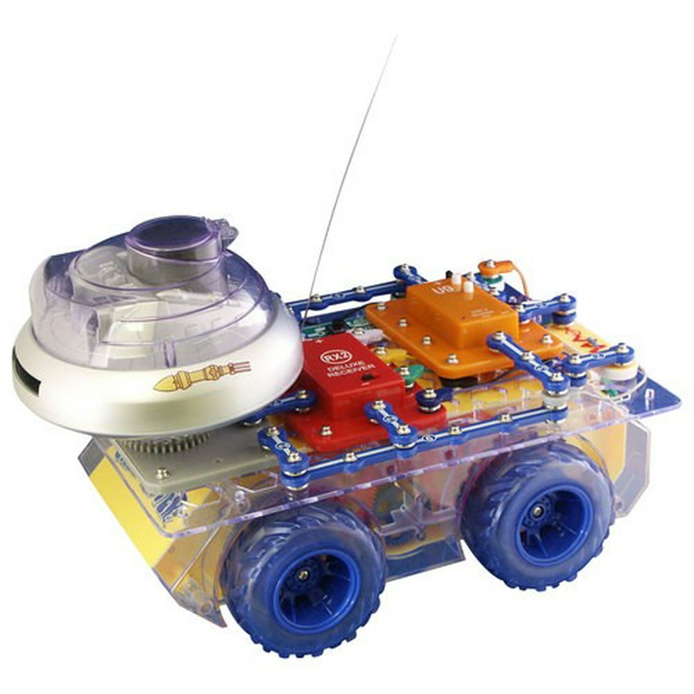 Snap Circuits Deluxe Rc Snap Rover Electronics Exploration Kit 40 Fun