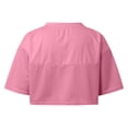 thumbnail image 3 of WDDDD Women's Solid Athletic Short Sleeve Streetwear Cute Top XXL, 3 of 5