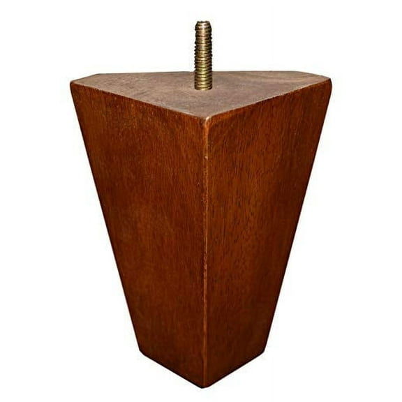 BingLTD - 5 1/2" Walnut Tapered Hardwood Sofa Legs - Set of 4 (DIAMOND-163)