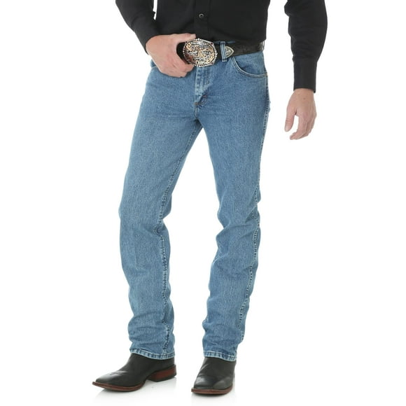 Wrangler Jean Coupe Cowboy Ajusté de Performance Haut de Gamme pour Homme, Délavé à la Pierre, 38W x 30L