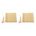 thumbnail image 3 of Naiovety Rolling Mat Washable Reusable Sushi Making Stick Set Cake Pad Tools Kitchen Supplies Maker for Beginners Gift 24x24cm Type2 NO2 Naiovety CBP254440, 3 of 6