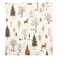 thumbnail image 6 of Yayeee Magnetic Dishwasher Cover for The Front Decoration Home Kitchen Machine Sticker Protector, Beige Christmas Forest, 6 of 6