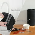thumbnail image 3 of 80 Pack Cleaning Cloth Roll Black Reusable Paper Towels 12"×12" Tear Away Microfiber KitchenTowels, Durable Wash Cloths, Lint Free Rags for Kitchen,Window,Cleaning Supplies, 3 of 8
