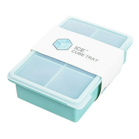 

Vikakiooze Silicone Ice Tray Bar Pudding Jelly Chocolate Making Mold 6 Ice s With Lid