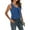 Blue, variant on MOSHU Summer Tank Tops for Women V-neck Sleeveless Shirts Pleated Front Tops