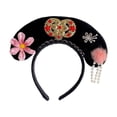 thumbnail image 4 of Tocado chino Hanfu perfecl diadema floral con corona estilo G, 4 of 7