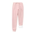 thumbnail image 5 of Spring Savings Clearance!Fleece Sherpa Sweatpants Women with Pockets,Women Athletic Sherpa Lined Joggers,Casual Paw Print Sweatpants,Elastic Drawstring Sprots Sweatpants,Pajama Pants Loundwear, 5 of 8