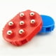 thumbnail image 4 of Guante de masaje con forma de palma Cepillo de baño de masaje con 7 bolas de rodillo de metal Masajeador corporal de mano para aliviar el dolor Dolor muscular Celulitis (azul), 4 of 4