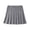 Gray, variant on Uniform Skirts for Girls, Girls Skorts, Girls Pleated Skirt with Built In Safety Shorts Year Round Wear Solid Color for School or Casual Outfits