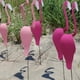 thumbnail image 5 of Flamingo de vertebrados Campanas de viento Pájaro caprichoso Día de San Valentín Decoración de jardín Vertebrado Pink Flamingo Decoración Jardín para decoración de jardín al aire libre Adepaton LKX-1783-1, 5 of 9