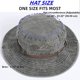 thumbnail image 4 of Sombrero para el sol Hombres Sombrero de safari plegable Anti UV Montañismo al aire libre Sombrero de viaje Gorra de pescador Sombrero de cubo, Verde militar, 4 of 5