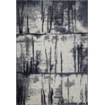 thumbnail image 6 of Ladole Rugs Durable Abstract Niagara Toronto Collection Turkish Micro Polyester Area Rug Carpet in Grey-Ivory, 7x10 (6'5" x 9'5" , 200cm x 290cm), 6 of 6