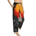 thumbnail image 2 of Daiia Retro Space Rocket Launch Women's Sleep Pant with Pockets and Drawstring,Pajama Pants-XX-Large, 2 of 9