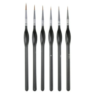 Paint Brushes Set,20 Pcs Round Pointed Tip Paintbrushes Nylon Hair Artist  Acrylic Paint Brushes for Acrylic Oil Watercolor,Face Nail Art,Miniature  Detailing and Rock Painting 