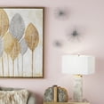 thumbnail image 3 of CosmoLiving by Cosmpolitan Contemporary Silver Metal 3D Starburst Wall Décor, Set of 3 6", 9", 12"W, 3 of 14