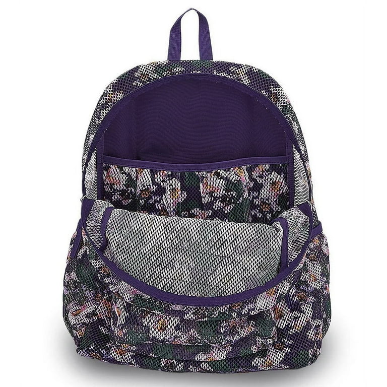 JanSport ECO Mesh Pack Purple Petals Backpack - Walmart.com
