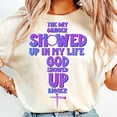 thumbnail image 1 of Faith Over Fear God Is Bigger Christian Cancer Support Strength T-Shirt Unisex S-5XL, 1 of 3