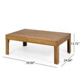 thumbnail image 6 of Miekor Furniture Outdoor Acacia Wood and Wicker Loveseat and Coffee Table Set with Cushions, Teak & Beige 16586, 6 of 16