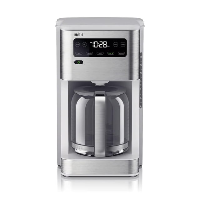 Cafetera Braun KF5650WH PureFlavor Drip 14 tazas Blanca