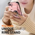 thumbnail image 4 of ELEHOLD for iPhone 7 / 8 / SE 2020 / SE 2022 Armor Case, Military Grade Hard PC Magnetic Built-in Car Mount 360° Rotatable Metal Ring Holder Kickstand Shockproof Multi-Functional Rugged Case, Rosegold, 4 of 8