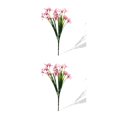 thumbnail image 2 of Ramo de flores artificiales Monstrate de seda 5 cabezas ramo de fiesta decoración del hogar EE. UU. Rosado 2Conjunto, 2 of 6