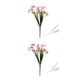 thumbnail image 2 of Toystoory Ramo de flores artificiales ramo de flores falsas decoración del hogar accesorio de decoración Rosado 2piezas, 2 of 6