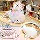 thumbnail image 5 of Juguete de Peluche BuyWeek Narval 28 cm Piel de conejo artificial, 5 of 5