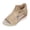 Coffee, variant on Espadrilles for Women Peep Toe Wedge Sandals Suede Ankle Strap Smmmer Booties 2026 Summer Trendy Cutout Beach Shoes Black Size 7