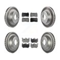 thumbnail image 1 of Transit Auto Front Rear Coated Disc Brake Rotors and Ceramic Pads Kit (6Pc) for Car 2008-2010 Volkswagen Touareg with 330mm Diameter Rotor 4 Piston Caliper KGT-103152, 1 of 11