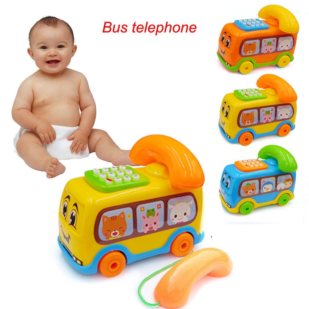 1Pc baby toys music cartoon phone educational developmental kids toy gift 