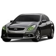 thumbnail image 2 of Flashtech Green Angel Eye LED Headlight Halo kit for 2014-2015 Infiniti Q40 Headlights, 2 of 2