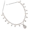 thumbnail image 4 of KAKOWELY Cadena para la cabeza de boda, joyería para la cabeza de novia, diadema nupcial, accesorio para el cabello para mujer, 4 of 4
