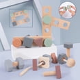 thumbnail image 4 of Ensamblaje De Tuercas De Juguete Para Niños, Tuerca De Tornillo De Madera, Juguete De Ensamblaje De Cuentas, Aprendizaje Temprano, Regalos Para Bebé Para E Hijos, 4 of 8
