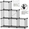 thumbnail image 2 of Amdohai Cabinet Organizers Closet Kitchen Cube Wire Storage Shelves Wardrobe, 2 of 5