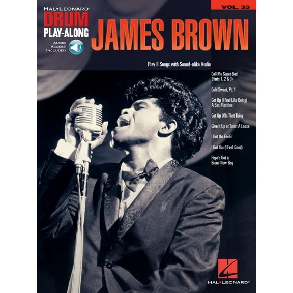 James Brown: Drum Play-Along Volume 33, (Paperback)