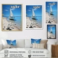 thumbnail image 4 of Designart "Boat gracefulness Minimalism II" Nautical & Beach Floater Framed Canvas Print, 4 of 7