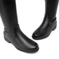 thumbnail image 3 of Dream Pairs Women's Over The Knee Boots Low Block Heel Casual Fashion Design, 3 of 6