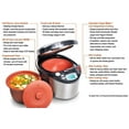 thumbnail image 4 of VitaClay Smart Organic Multi-Cooker - A Rice Cooker, A Slow Cooker, A Digital Steamer, Plus A Bonus Yogurt Maker (6 cup / 3 Qt), 4 of 4